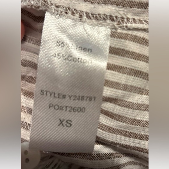 NWT Tuckernuck Callahan Dress Gray Stripe Size XS - Picture 9 of 9